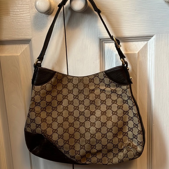 Gucci Horsebit Web Hasler brown shoulder bag - Picture 5 of 17